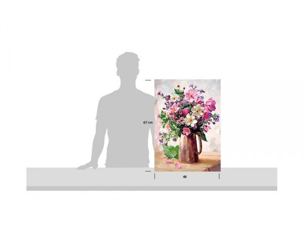 Репродукция Флористика 48x67 см 