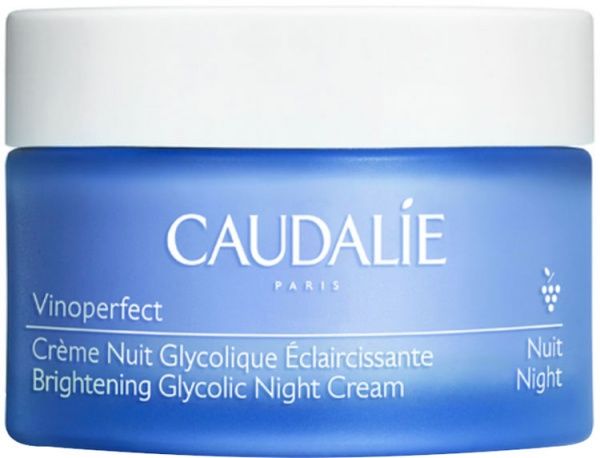 Крем для лица ночной Caudalie Vinoperfect для сияния кожи с гликолевой кислотой 50 мл