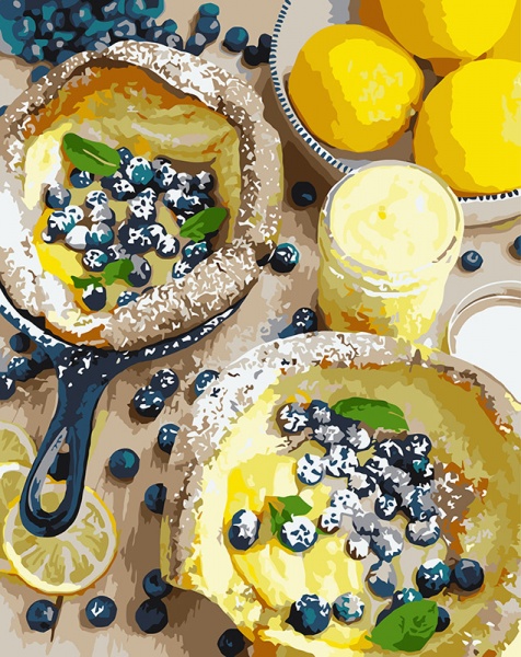 Картина за номерами Яскравий сніданок Ідейка 