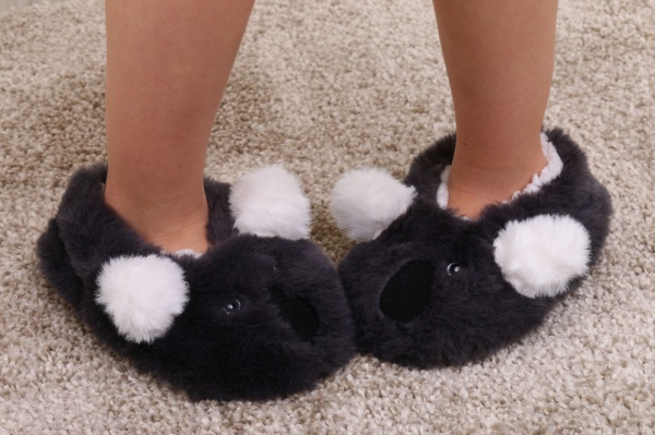 Капці дитячі унісекс Maxwin KIDS Звірята Коала р.32-34 темно-сірий 