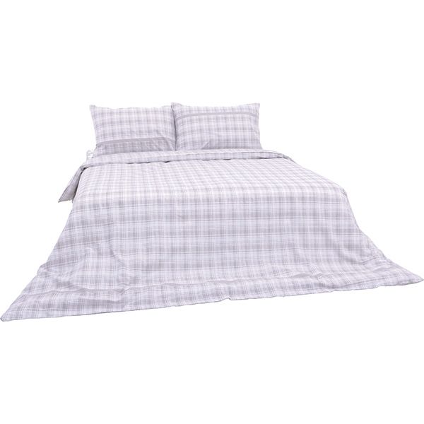 Комплект постільної білизни полуторний La Nuit Basic клітина рожева