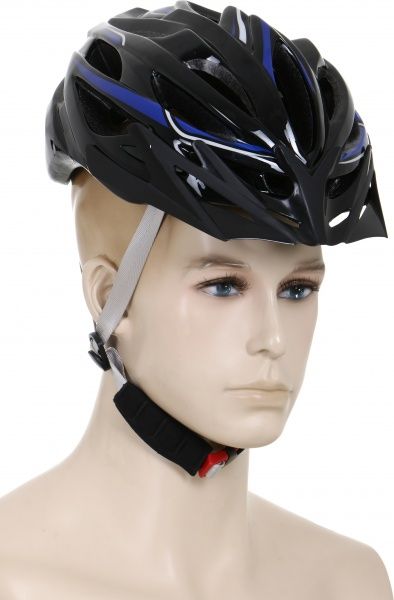 Шлем велосипедный Fitte FT-58-2 FT-58-2 р. 53-58 черный с синим