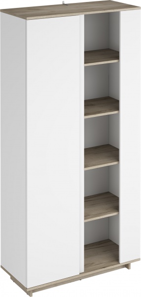 Шкаф Грейд 1д Concept дуб крафт серый / нимфея альба 