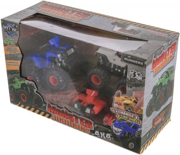 Автомобіль фрикційний Monster maniacs 2 шт. F107801