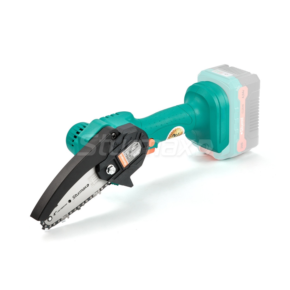 Пила мини аккумуляторная Sturmax цепная 100 мм CCM9920CLM