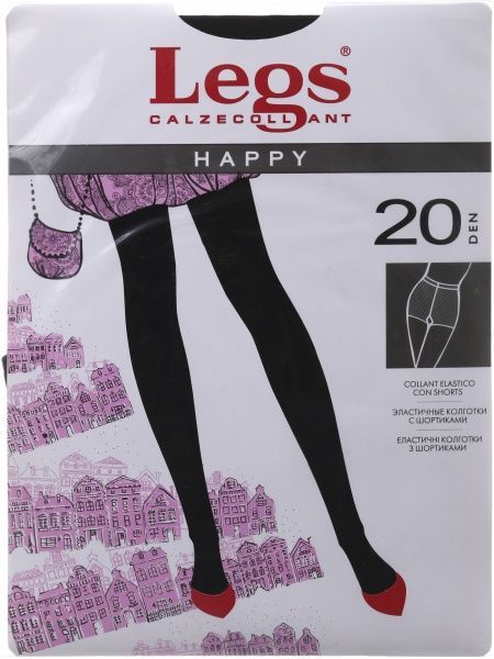 Колготки женские Legs Miss 20 Den Nero р. 4 черный 1 шт. 