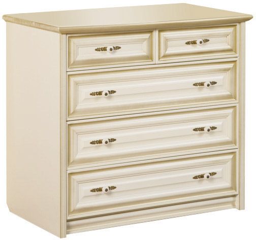 Комод Тулуза Т-КМ-1.3 ваніль/золота патина 