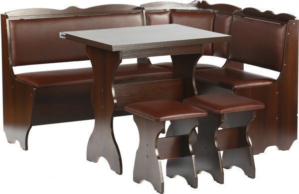 Уголок кухонный Лорд орех коричневый