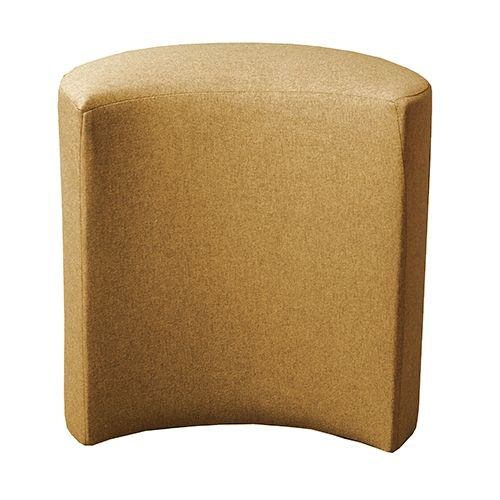 Пуф Марбет Полумесяц 400x400x240 мм Malaga №03 бежевый 