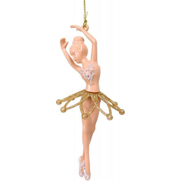 Підвіска Балерина Стандарт 6х12х3 см золото