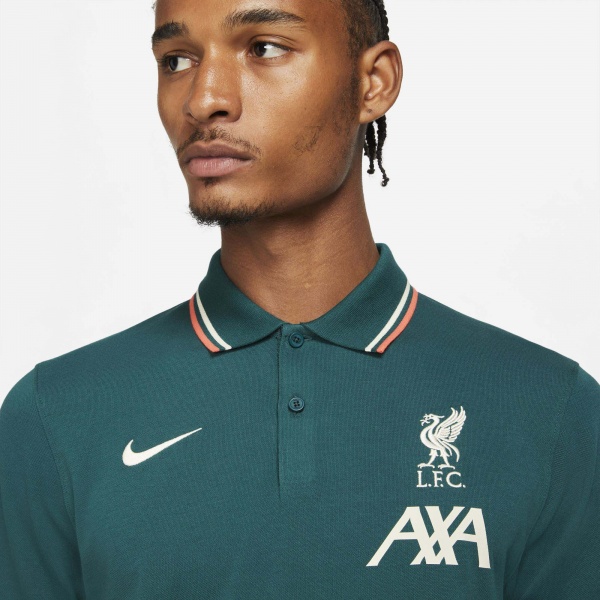 Поло Nike LFC M NK DF POLO SLIM DA9778-376 р.M зелений