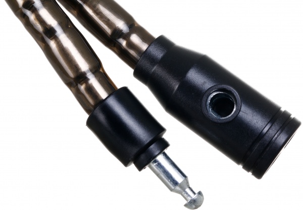 Замок велосипедний MaxxPro SKL-18x1000 чорний із коричневим