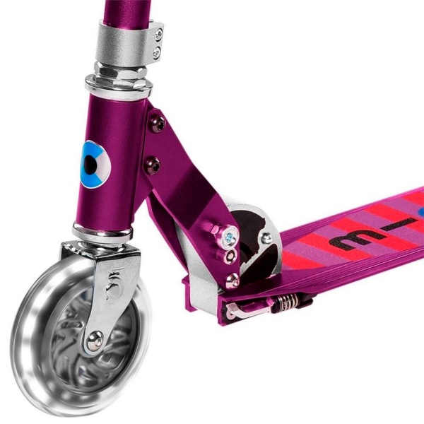 Самокат Micro Sprite LED фіолетовий SA0219 