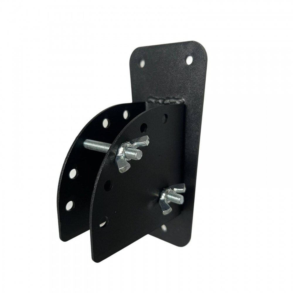 Держатель Steelgroup для флага настенный одинарный с переменным углом (150*60*80, 2мм) черный