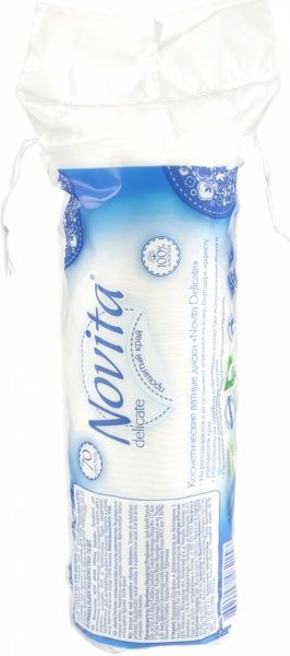 Ватные диски Novita delicate make up & care 70 шт.