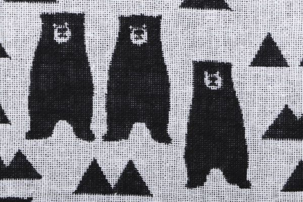 Набір рушників кухонних Рибки та ведмежата 2 шт. 40x60 см Homeline сірий із малюнком 