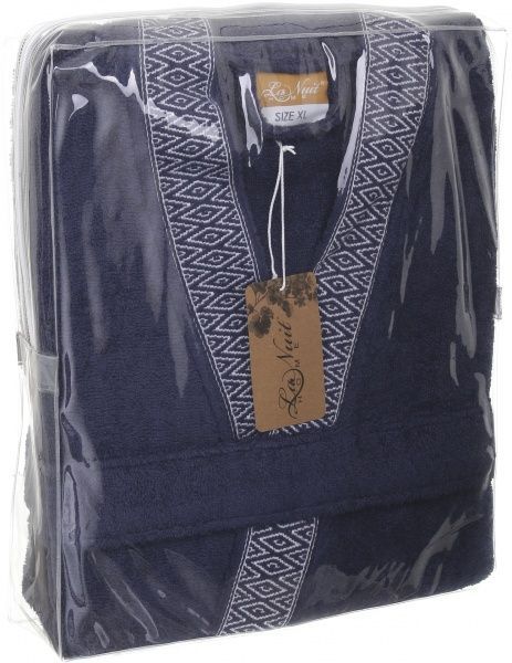 Халат чоловічий La Nuit Home King р. XL темно-синій 