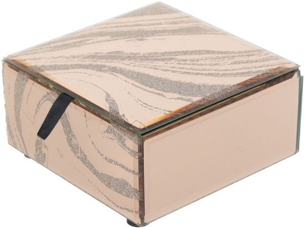 Сундучок Звездная пыль 13x6x13 см бронзовый