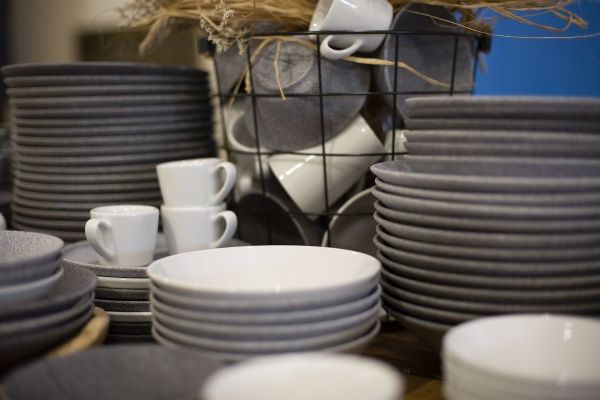 Тарілка підставна 26 см сіра полірована G4Y2126 Granit G.Benedikt