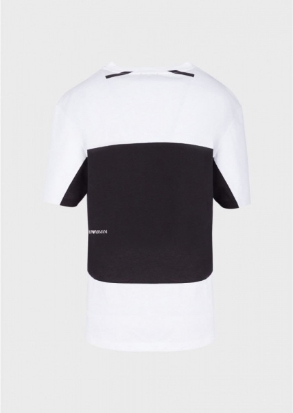 Футболка EA7 T-SHIRT 3KTT04-TJ9ZZ-1100 р.S білий