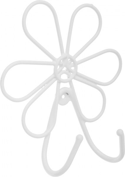 Вешалка декоративная с крючками Ромашка 3092016 21x15 см 