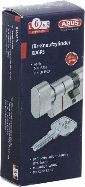 Циліндр Abus KD6PS 30x40 ключ-вороток 70 мм матова латунь