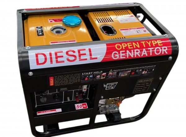 Электрогенераторная установка POWERAGE 5 кВт / 5,5 кВт 220 В XDK6500F дизель