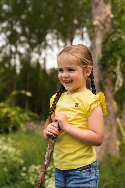 Футболка для девочек Koko Noko р.116 желтый T46903-37 