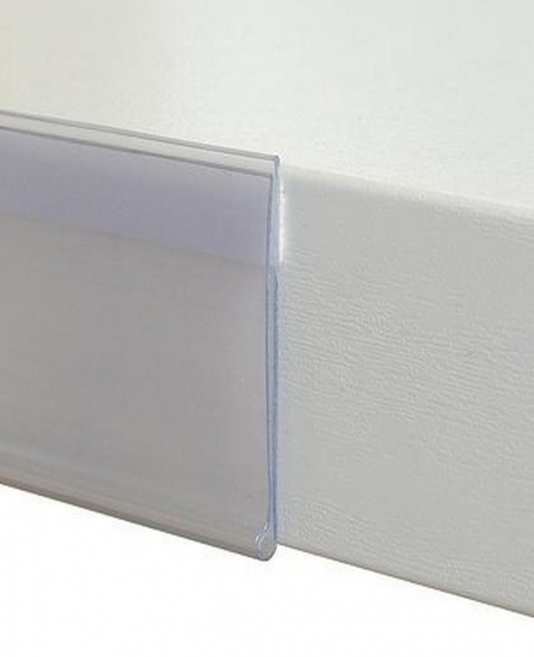 Ценникодержатель профильный POS STORE самоклеющийся DBR 60 1250 мм. прозрачный 10 ед. 