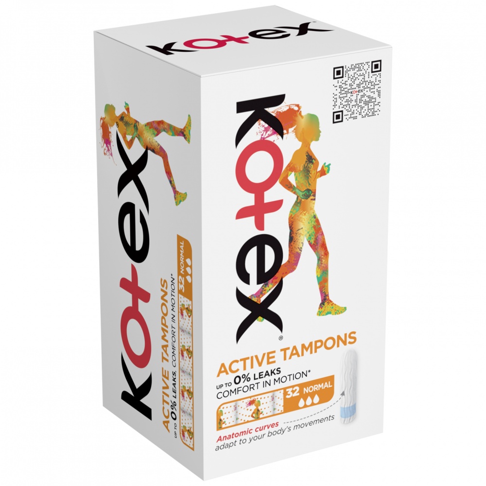 Тампони Kotex Актив Нормал 32 шт.