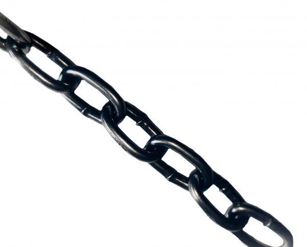 Ланцюг коротколанковий 5 мм 1 м без покриття