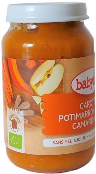 Пюре Babybio органическое из овощей и утки 200 г 51064 