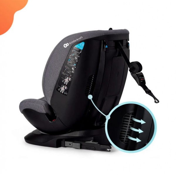 Автокресло Kinderkraft Xpedition Grey серый