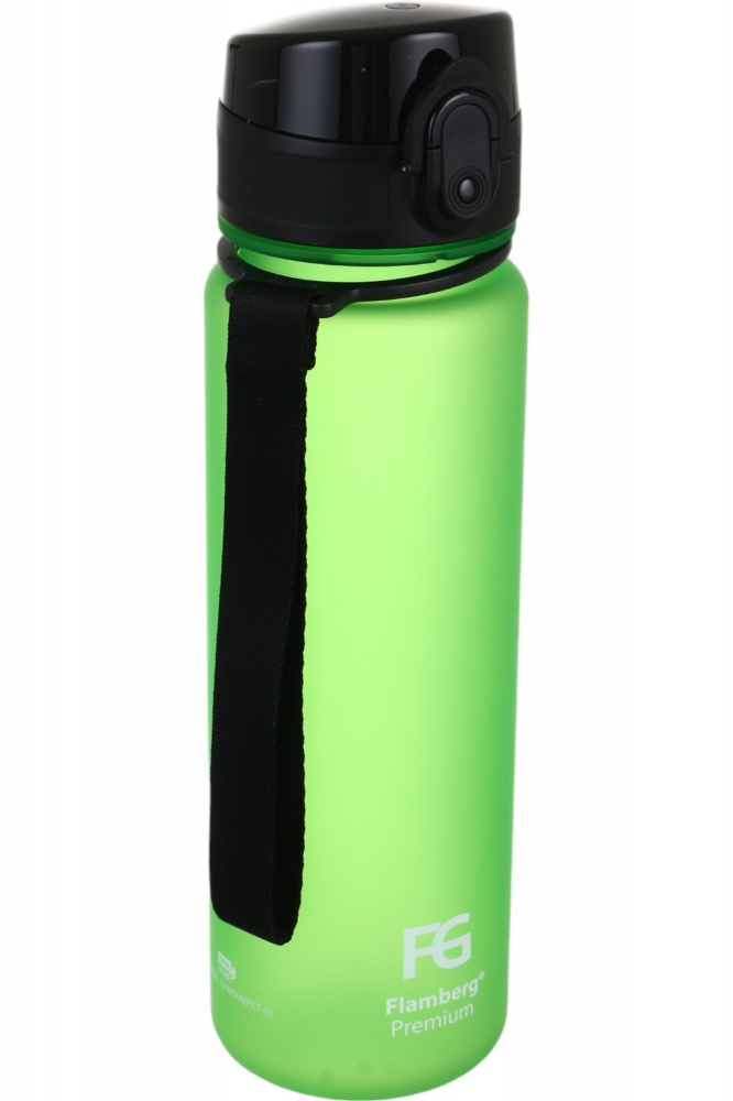 Пляшка для води Flamberg Premium Frosted 500 мл салатовий
