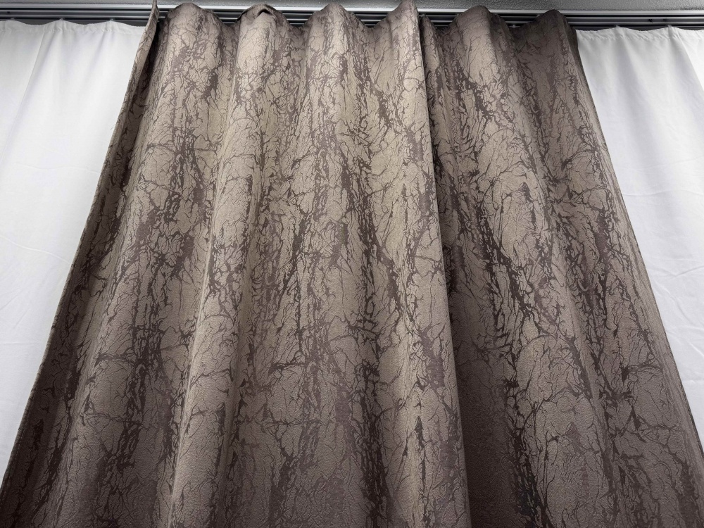 Штора Мрамор карамельный 140х270 см Velvet House