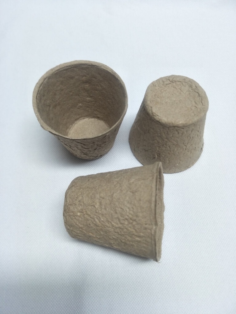 Горщик для розсади Seklos круглий 6 см, 10 шт