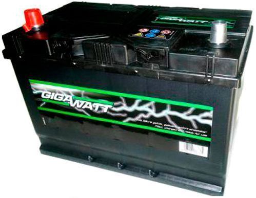 Акумулятор автомобільний GIGAWATT GW 0185756027 60А 12 B «+» ліворуч