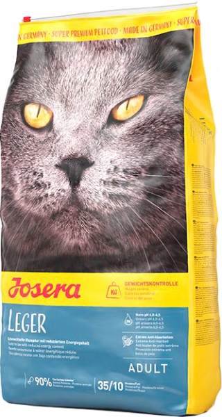 Корм Josera Leger Adult Light для малоактивних котів 400 г