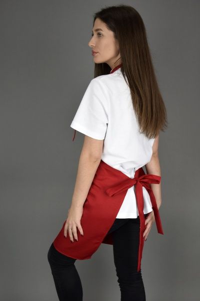 Фартух із нагрудником Lux-Form Еко водовідштовхувальний р. універсальний червоний