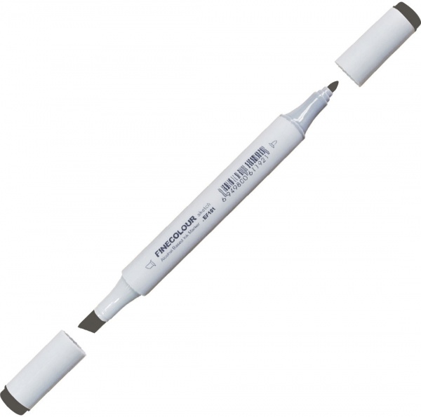 Маркер спиртовой FINECOLOUR Junior EF101-258 серый тонер №10 