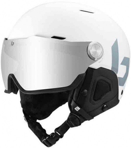 Горнолыжный шлем Bolle MIGHT VISOR 32115 Bolle 55-59 белый