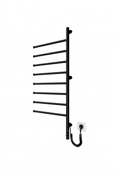 Рушникосушарка електрична Mario Рушникосушка Веєр-I 1000х445/55 електр. TR чорний мат (2.3.0409.11.BM)