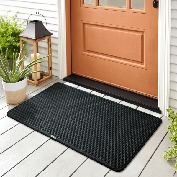 Коврик EVAtech Home ромб черный 80x120 см (KD43606KE1RBB)