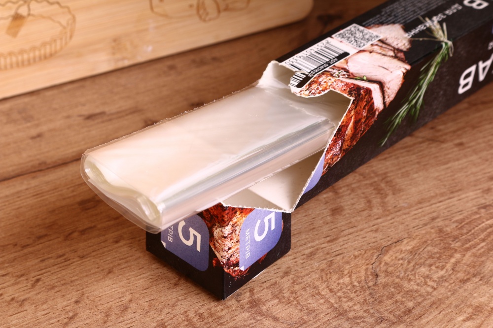 Рукав для запекания OBERY 5 м в коробке с клипсами