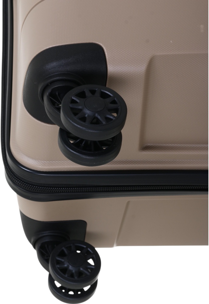 Чемодан Compass №XY007 L 93 л капучино 70x46x29 см