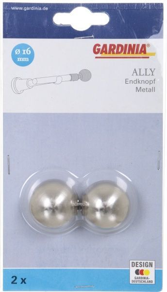 Наконечник Gardinia Ally Шар набірний d16 мм імітація сталі 