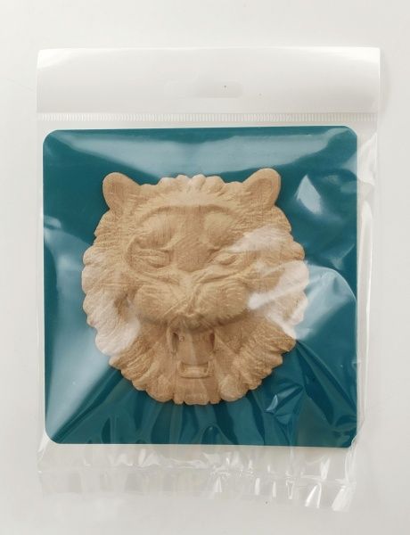 Декоративная панель деревянная розетка 1 шт., RZ.30.90 90х90x14 мм 