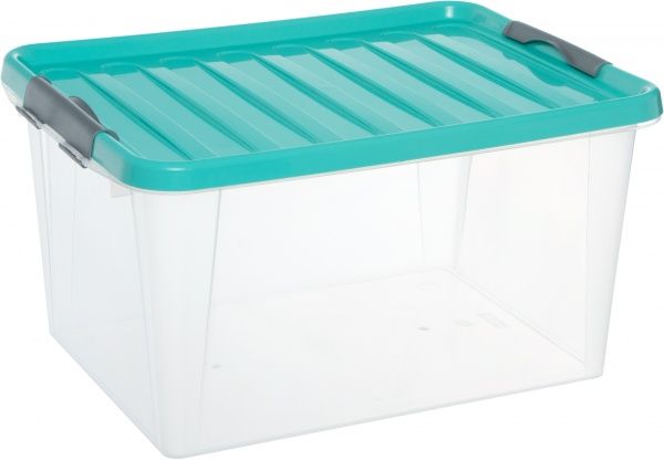 Контейнер пластиковий Heidrun 605 Ящик пластиковий 31л Clip-box light HDR 250x350x480 мм