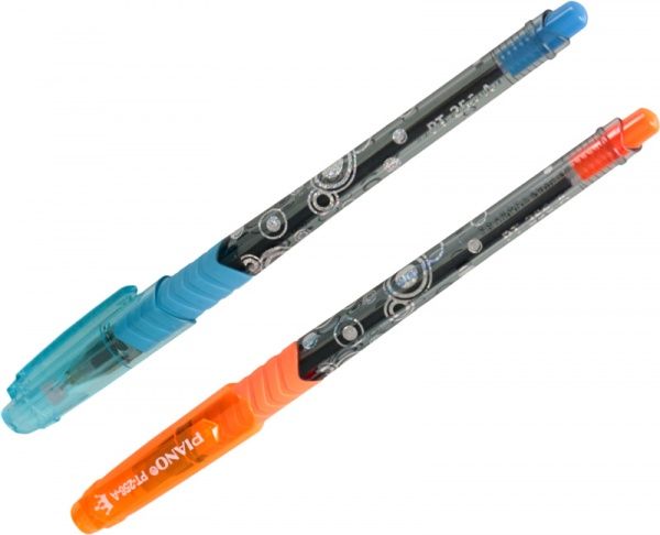 Набор ручек шариковых Piano PТ-256A 2 шт. синие 