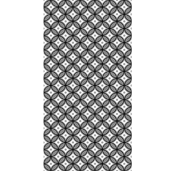 Декор Golden Tile Fabula 28S321 чорно-білий №2 300x600 мм